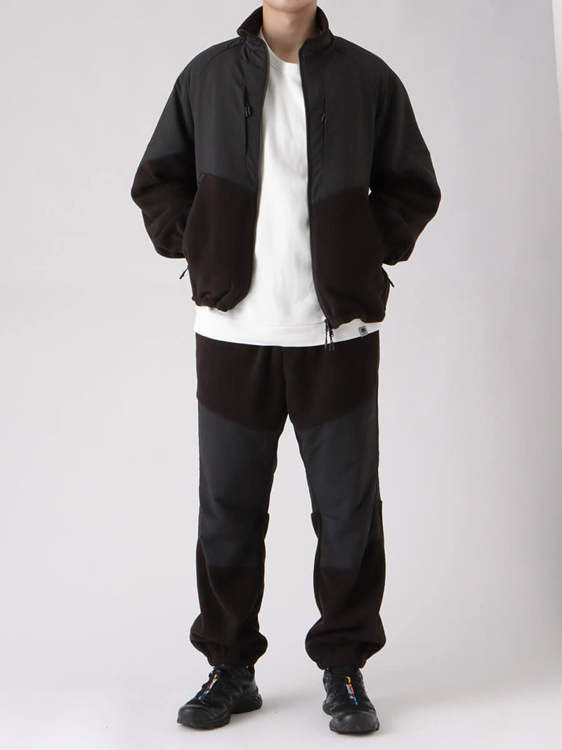 NYLON RIP STOP X FLEECE BLOUSON